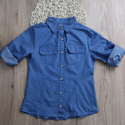 Fashion Casual Family Matching Mother Baby Denim
