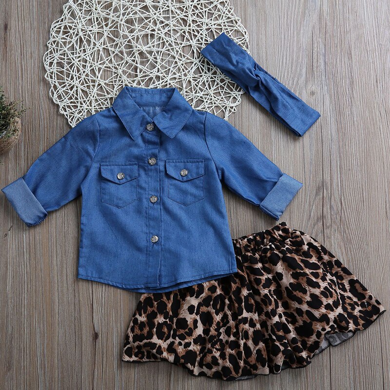 Fashion Casual Family Matching Mother Baby Denim