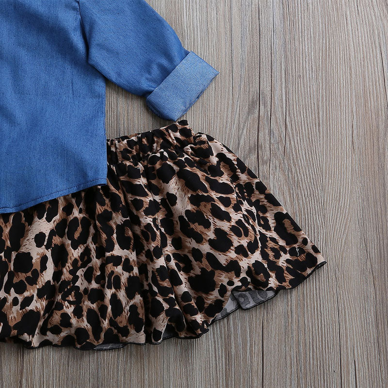 Fashion Casual Family Matching Mother Baby Denim